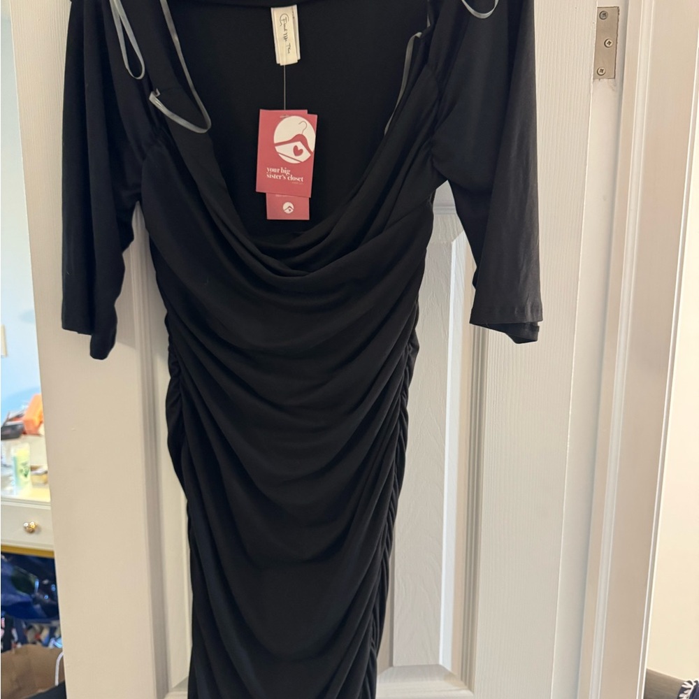 Chic Black Long Sleeve Dress